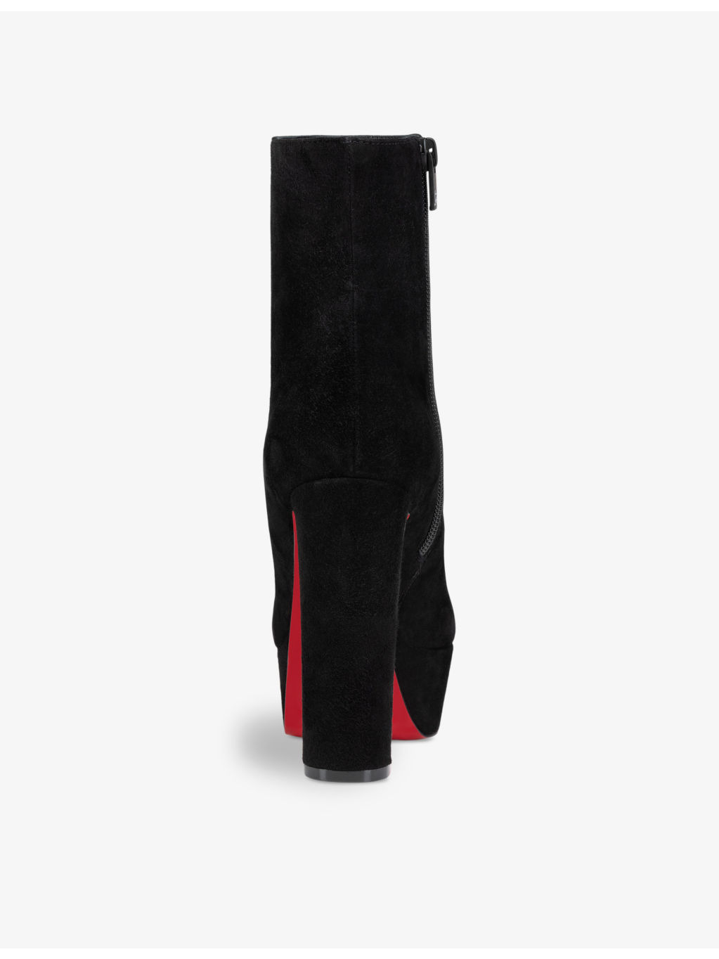 Loo Booty 130 velour heeled ankle boots - 3