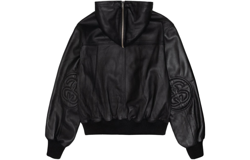 Stüssy Stussy SS Link Leather Bomber 'Black' 115739 outlook
