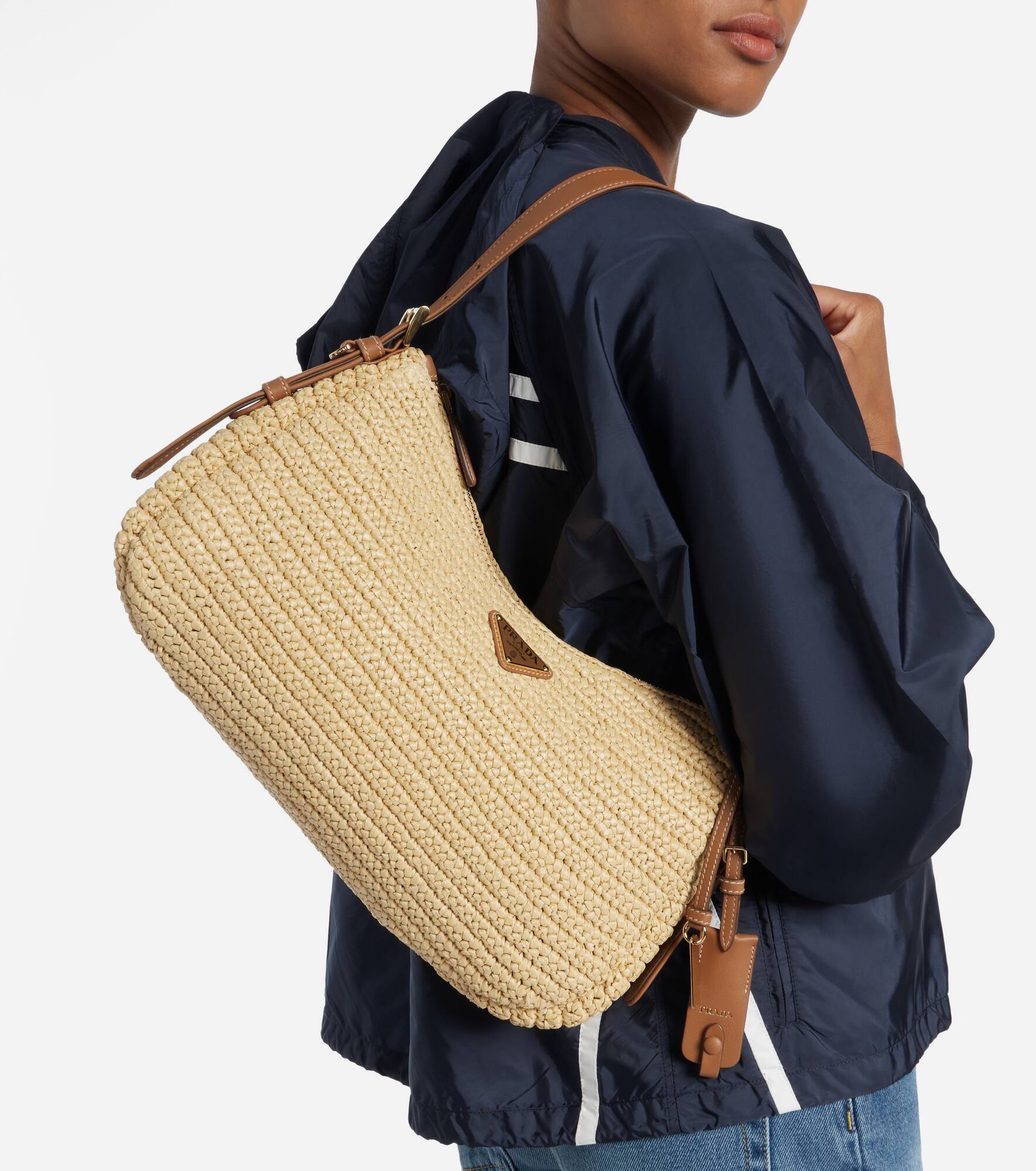 Prada Aimée Large crochet shoulder bag - 2