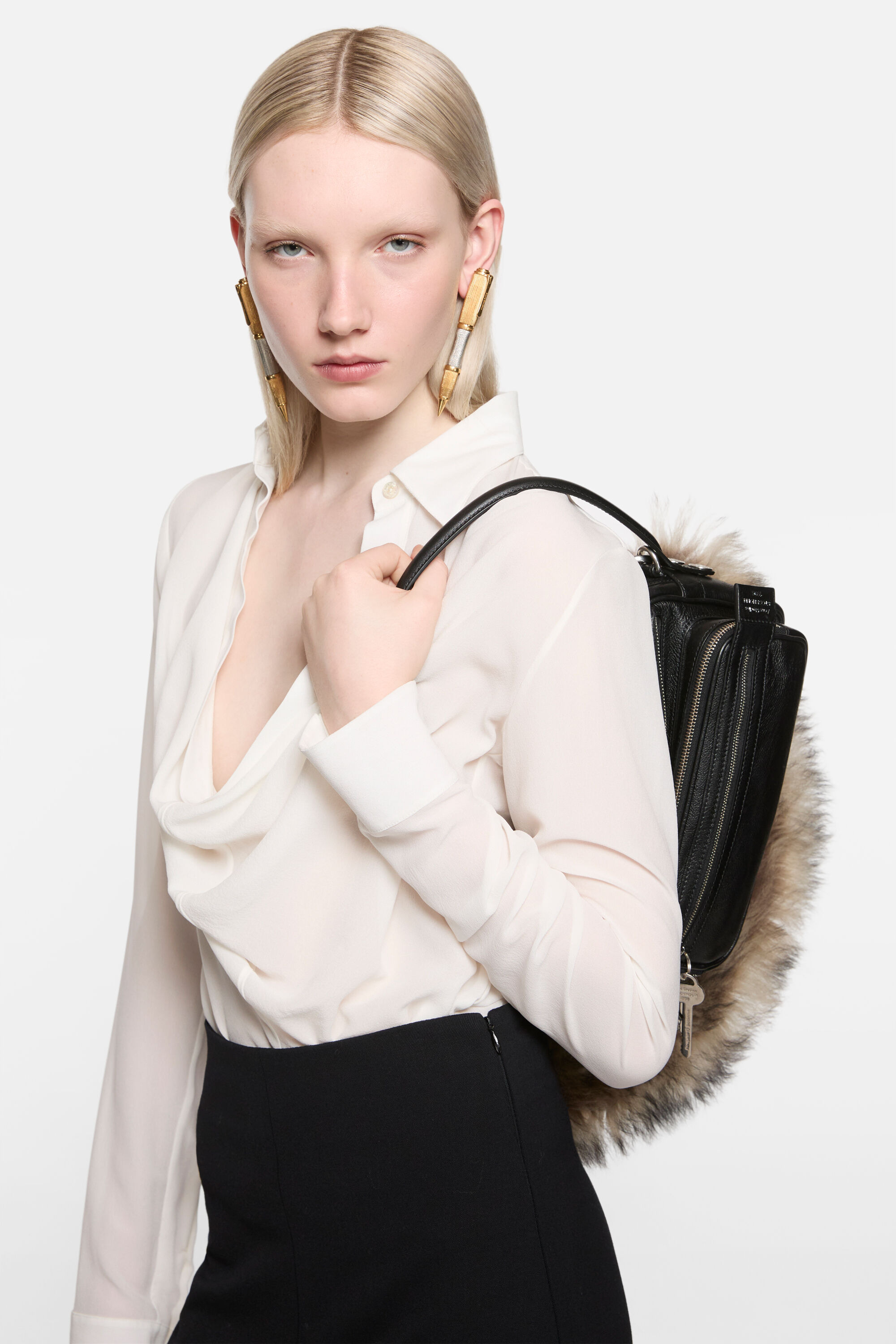 Silk blouse - White - 4