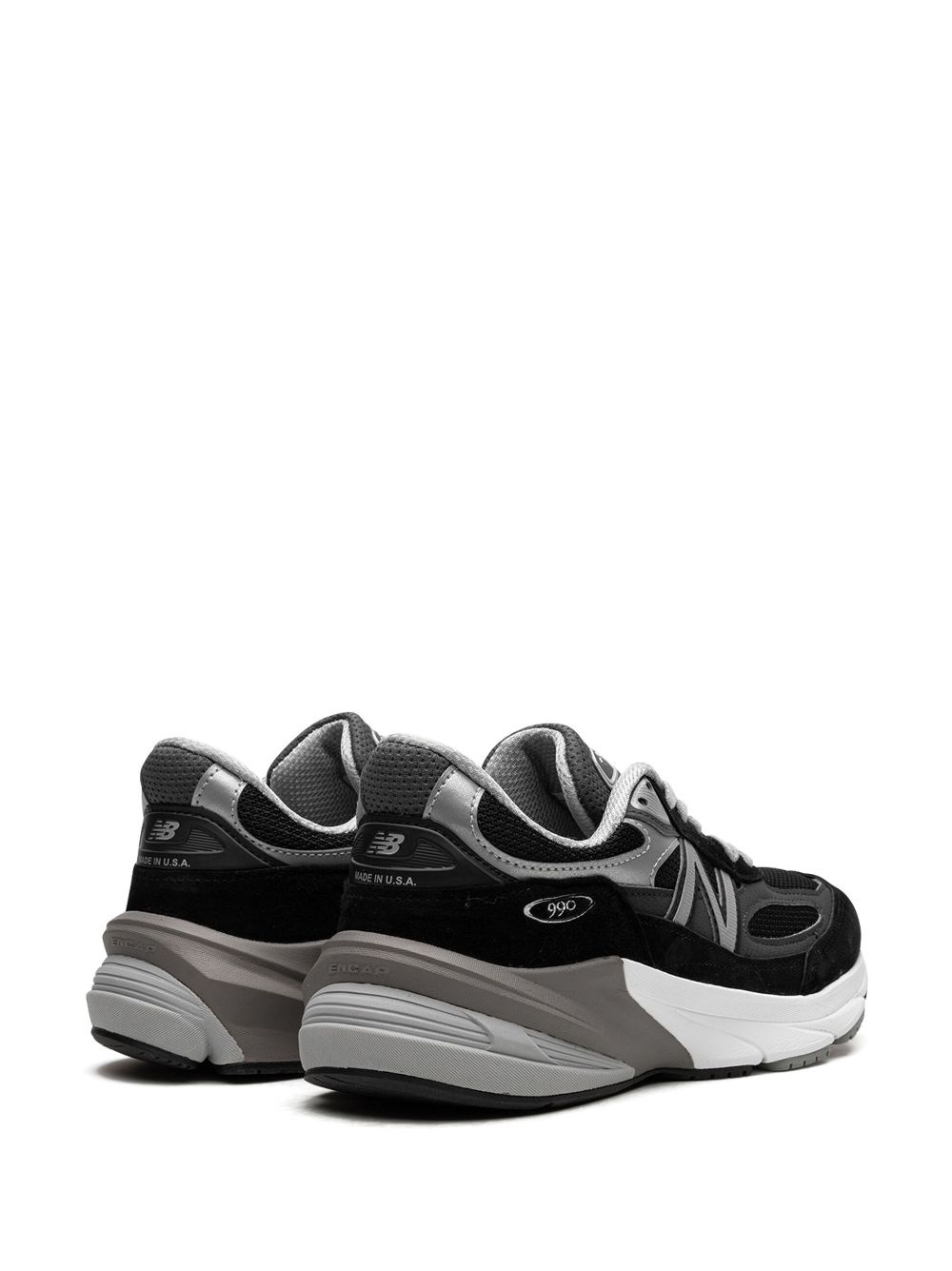 990v6 "Black/Silver" sneakers - 3