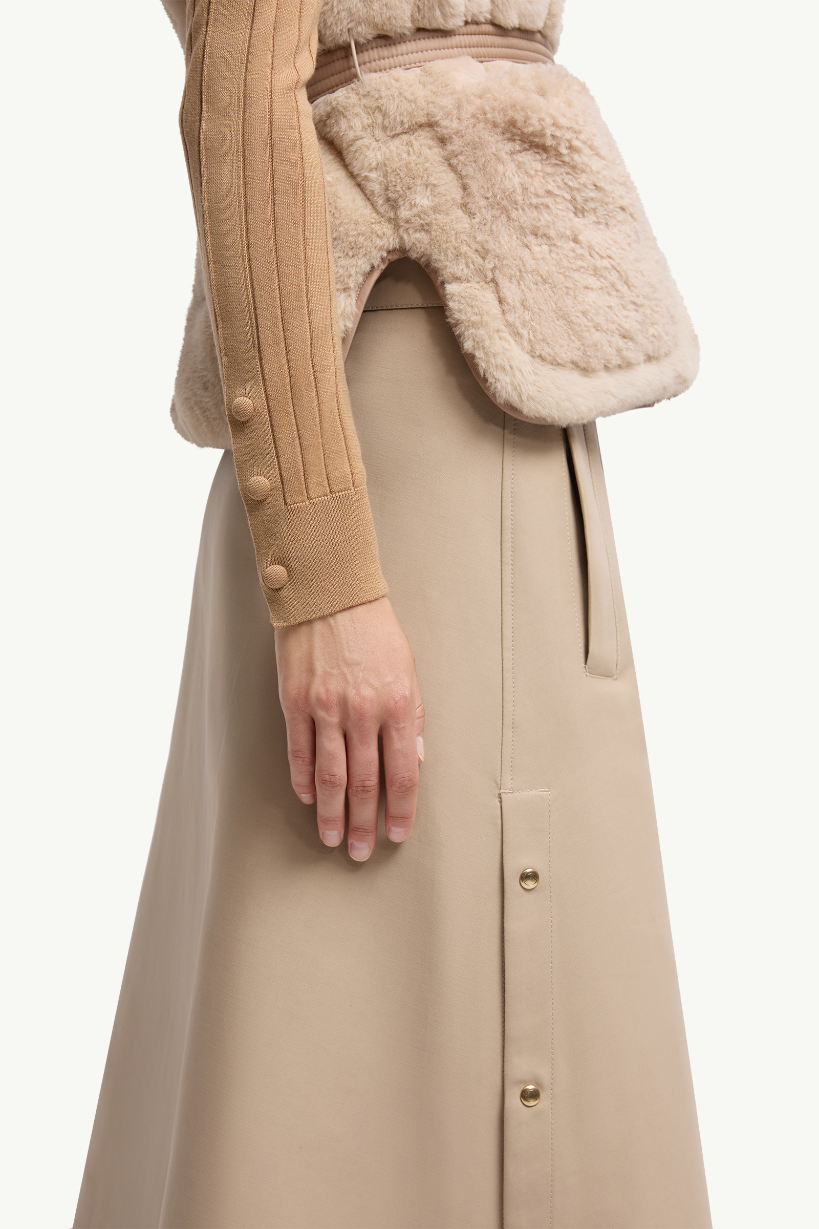 Joui Faux Fur & Teddy Down Vest - 6