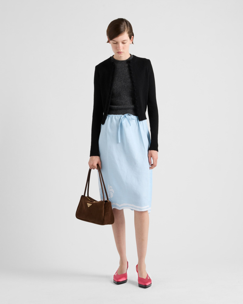 Prada Short-sleeved cashmere sweater outlook
