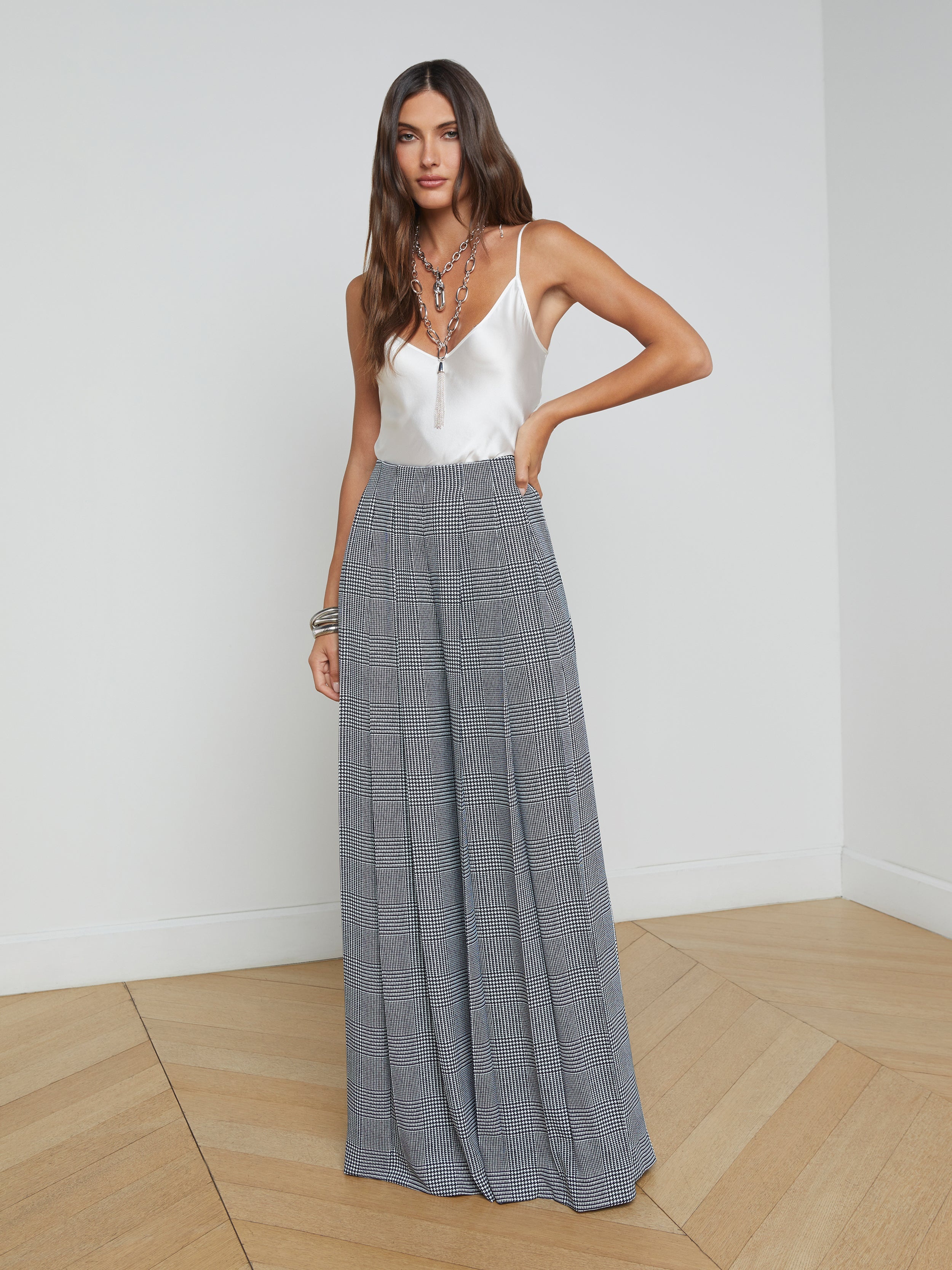 Nova Pleated Wide-Leg Pant - 2