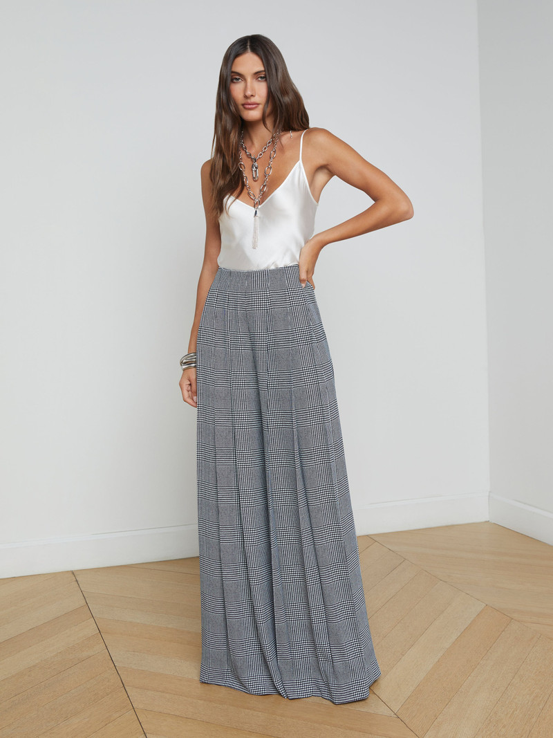 L'AGENCE Nova Pleated Wide-Leg Pant outlook