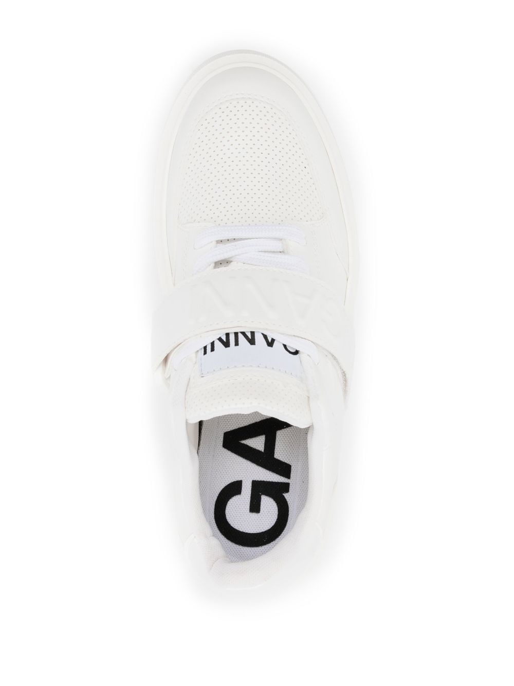 touch-strap low-top sneakers - 7