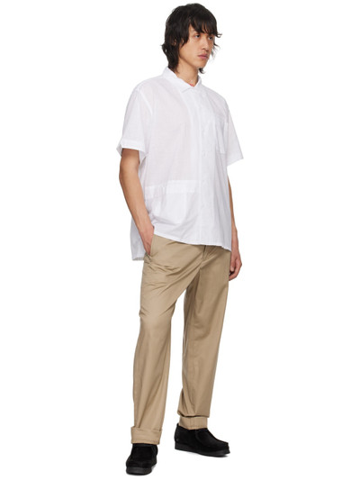 Engineered Garments White Patch Pocket Shirt outlook