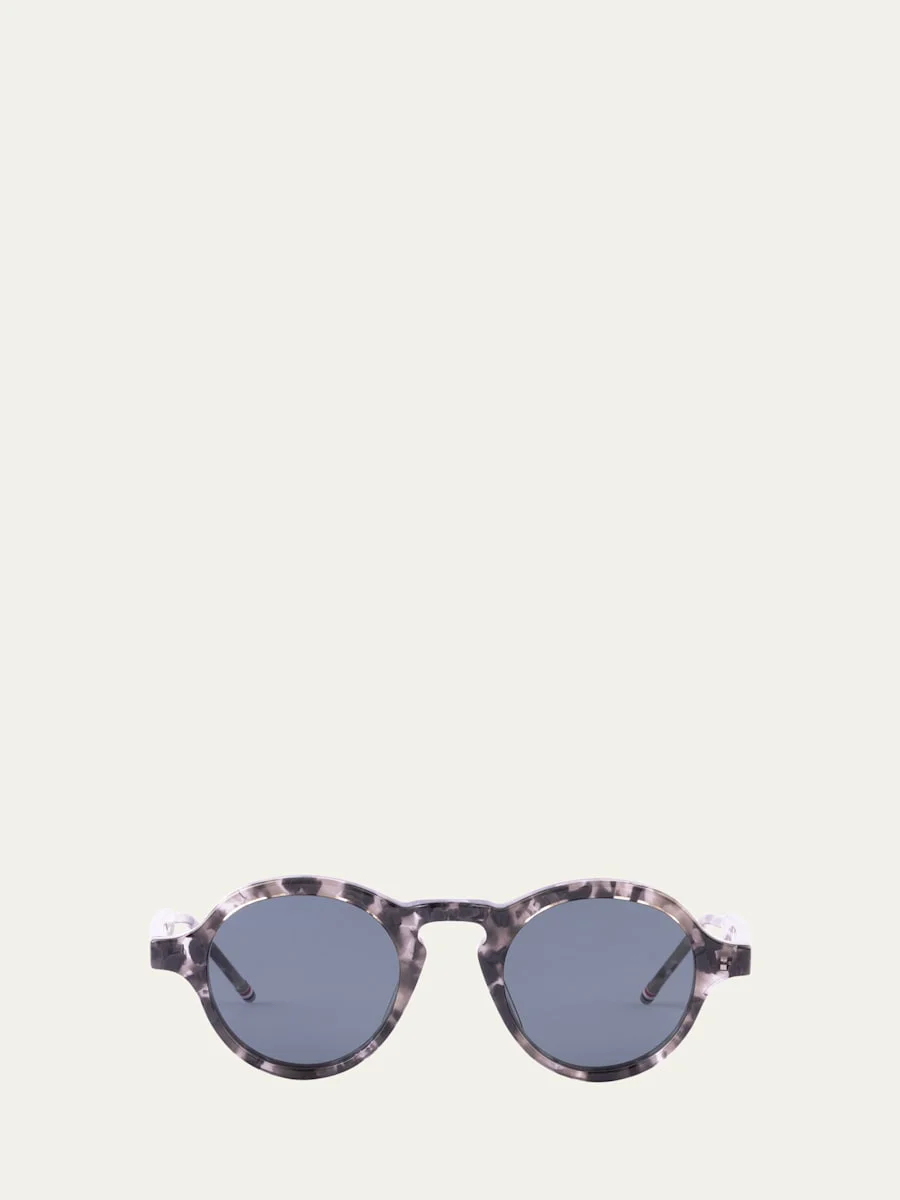 Men's Acetate Round Sunglasses - 1
