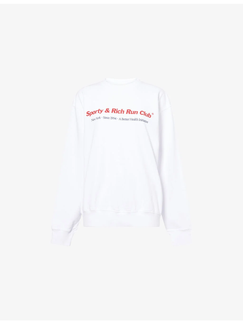 Duty Run Club Crewneck Cotton Sweatshirt - 1