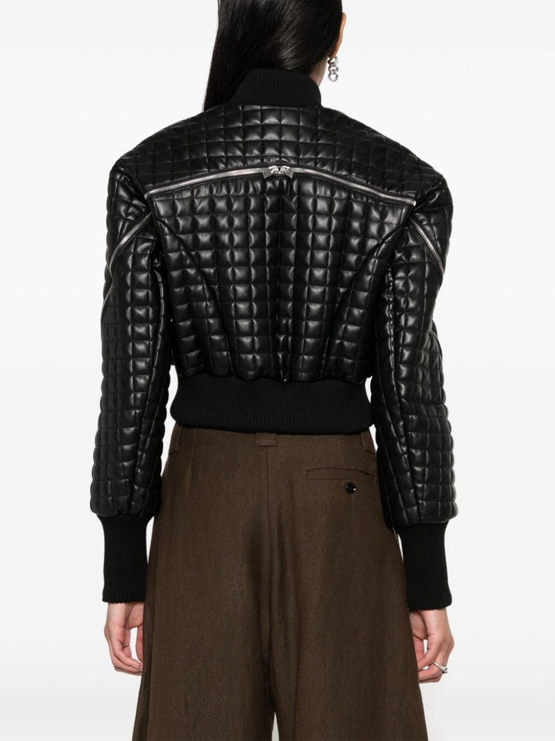 zip-up quilted leather jacket 4