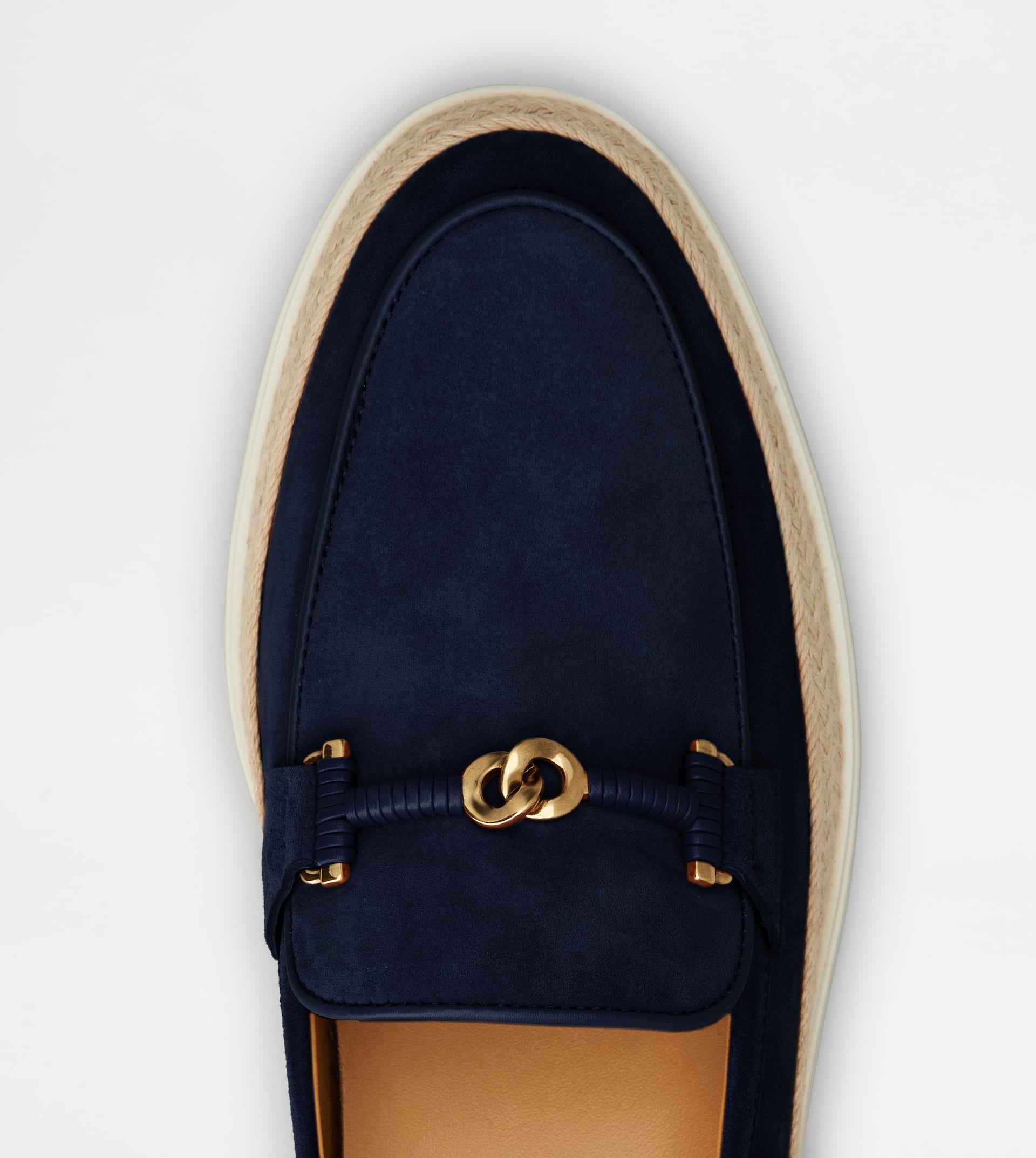 LOAFERS IN SUEDE - BLUE - 5