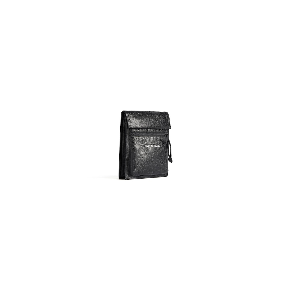 Men's Explorer Small Pouch With Strap in Black - 2