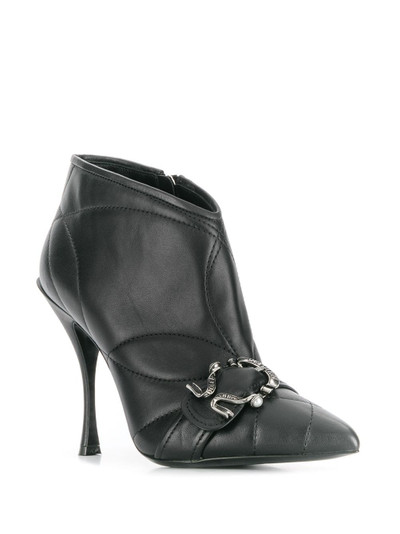 Dolce & Gabbana quilted buckled leather booties outlook