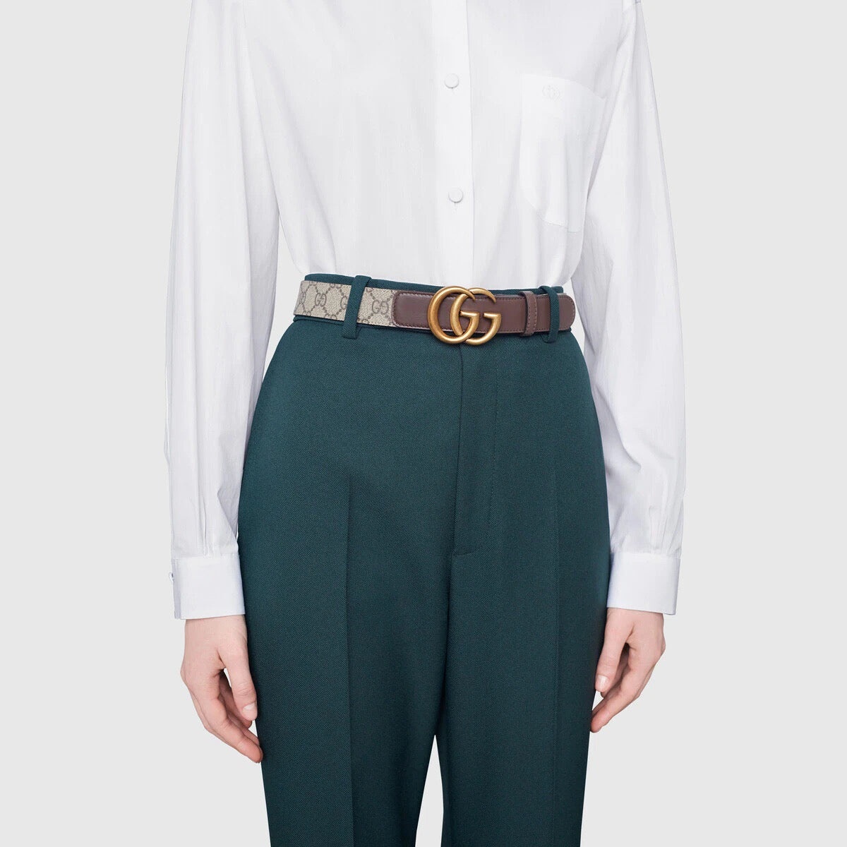 Gucci GG Double G Buckle Belt - 3