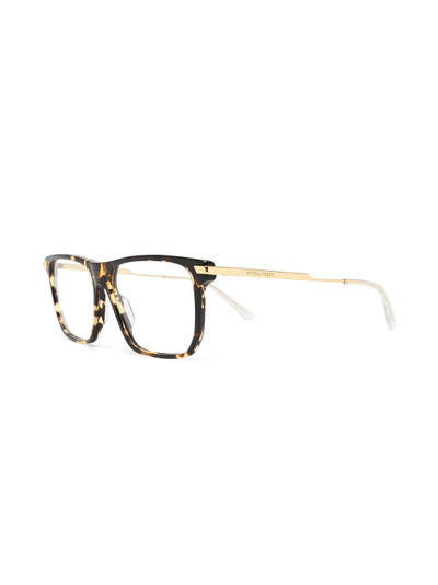 Bottega Veneta tortoiseshell optical glasses outlook