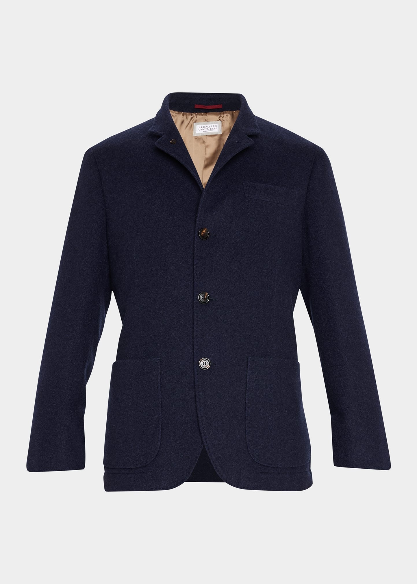 Men's Cashmere Blazer Coat - 5