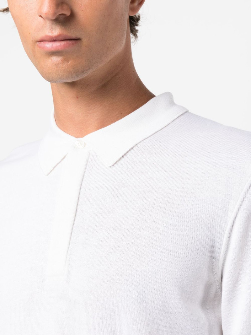Ebro knitted wool polo shirt 5
