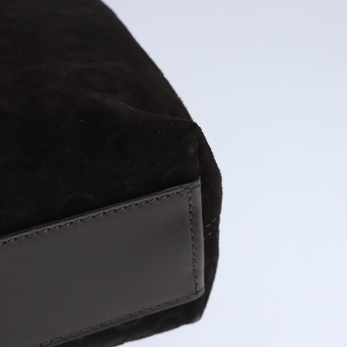 CELINE C Macadam Canvas Hand Bag Brown - 16