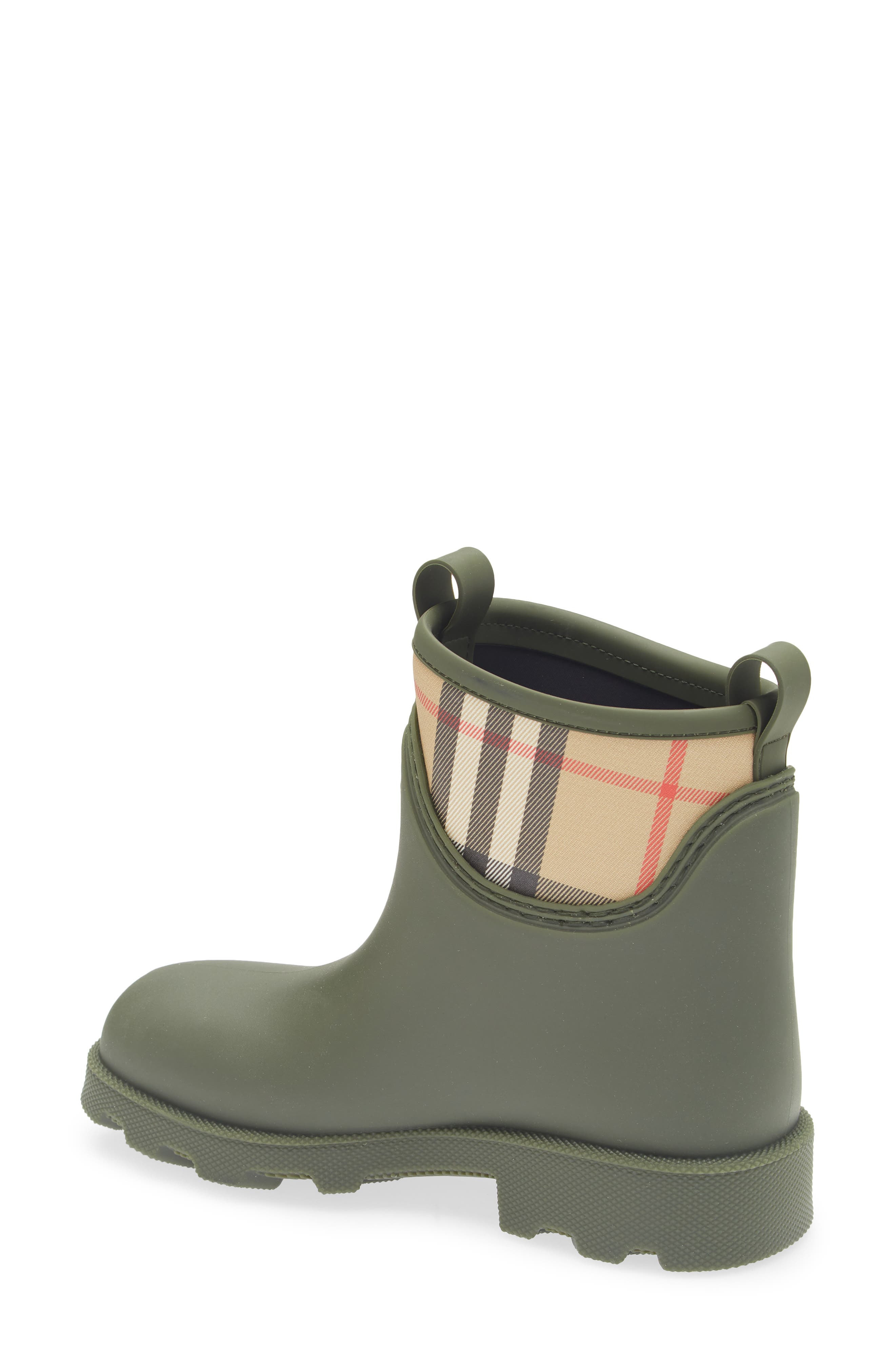 burberry Marsh Stamp Short Rain Boot in Loch at Nordstrom - 2