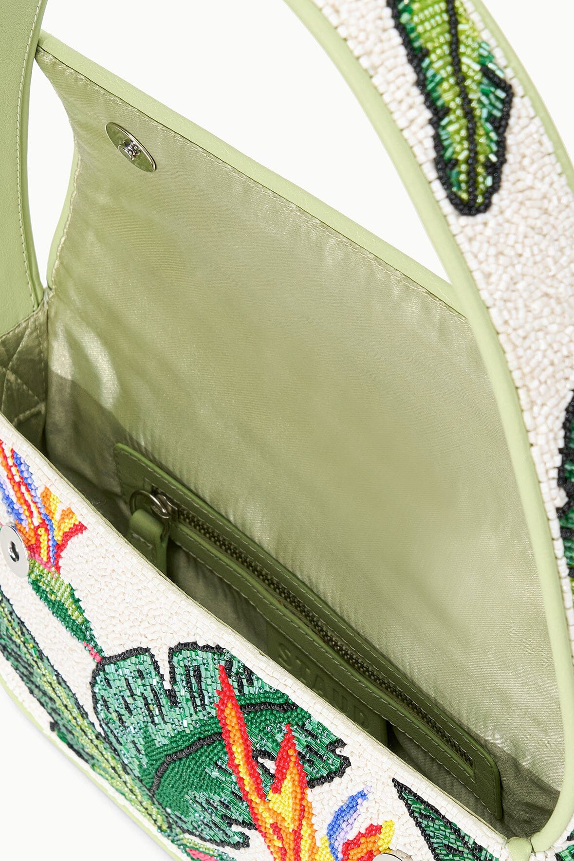 STAUD TOMMY BEADED BAG BIRDS OF PARADISE - 5