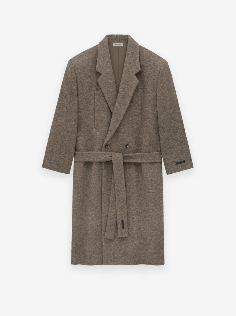 Boiled Wool Relaxed Overcoat 3