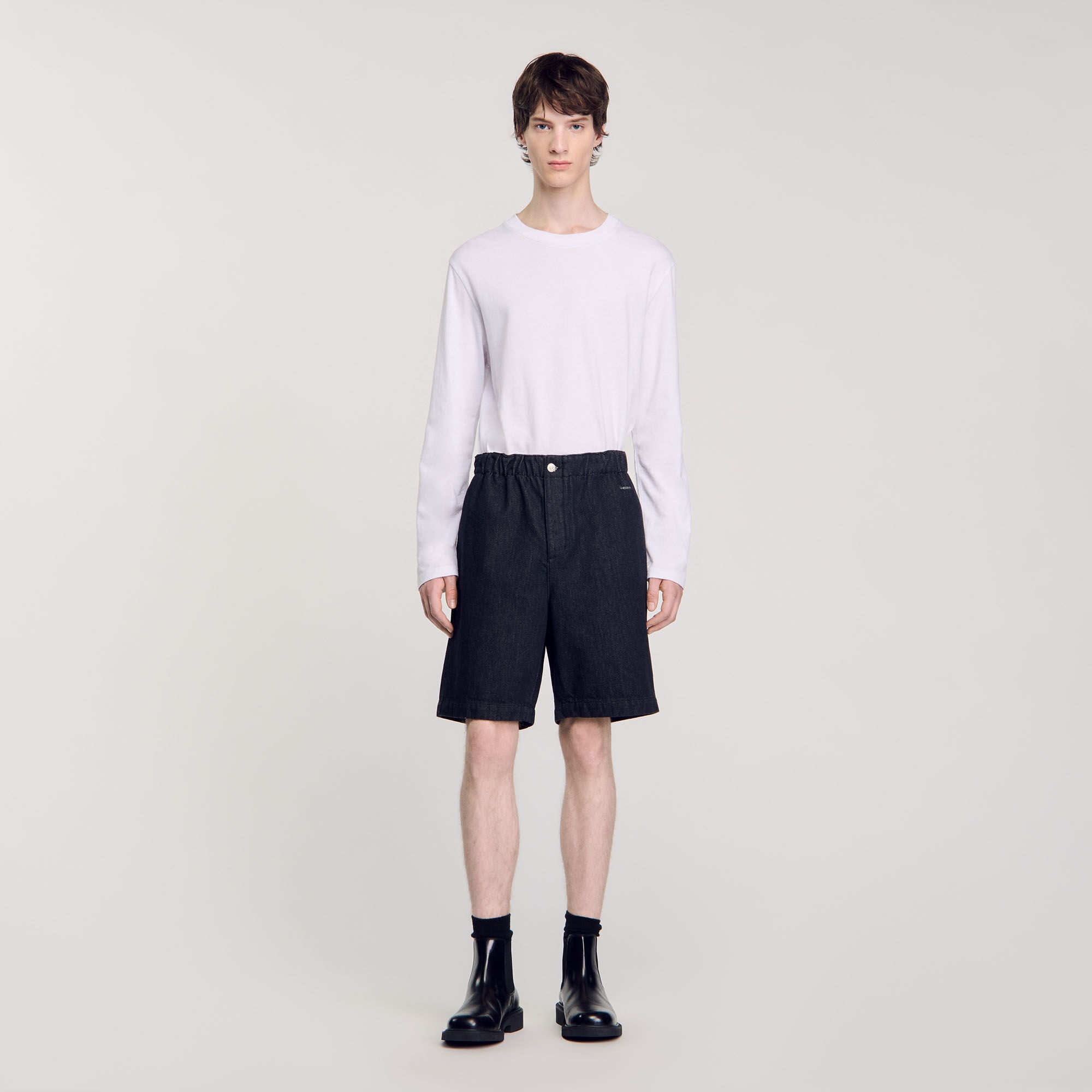 RAW DENIM BERMUDA SHORTS - 3