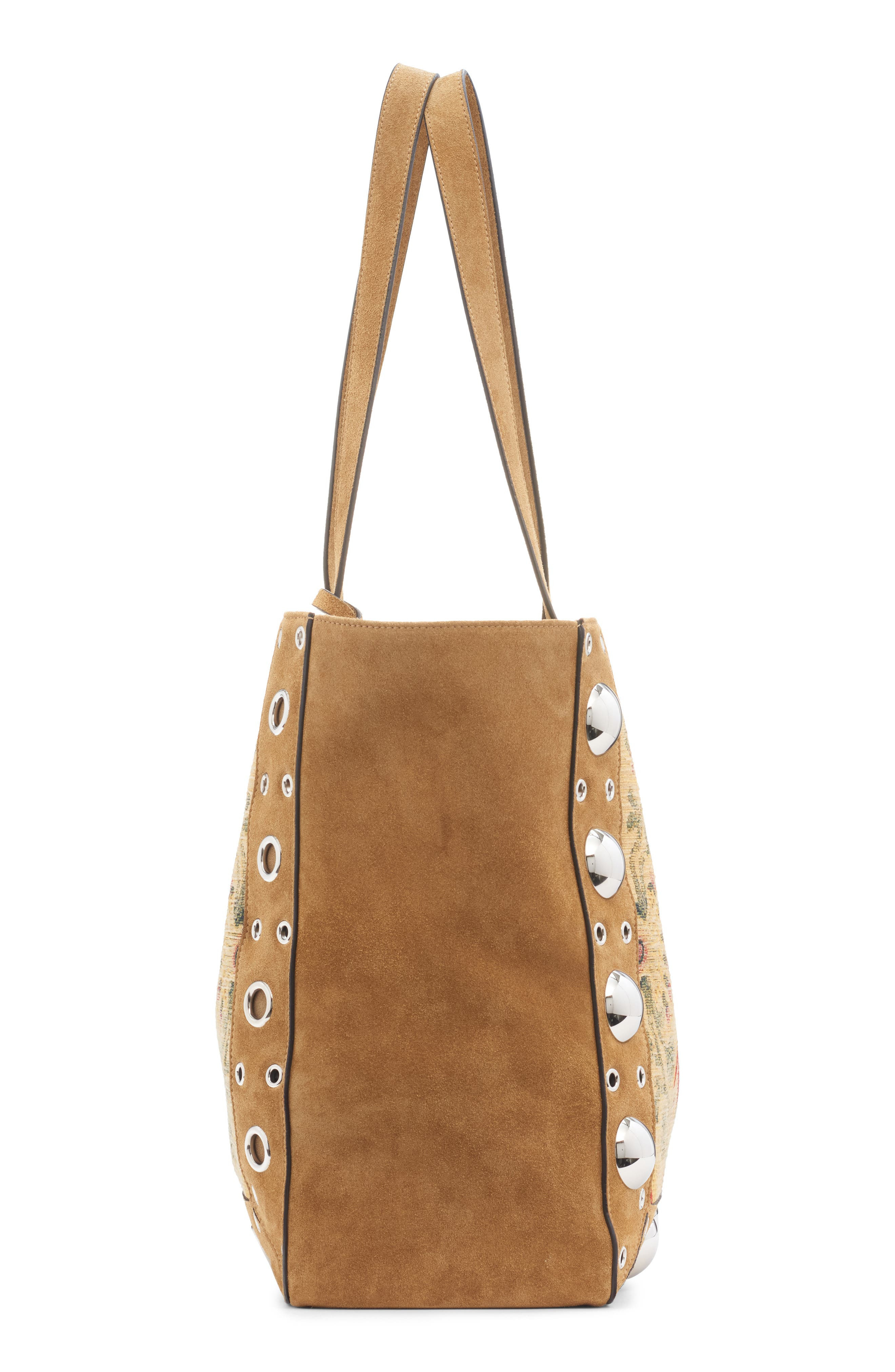 Valentino Garavani Large Nellcôte Studded Tote in Brown Multi at Nordstrom - 4