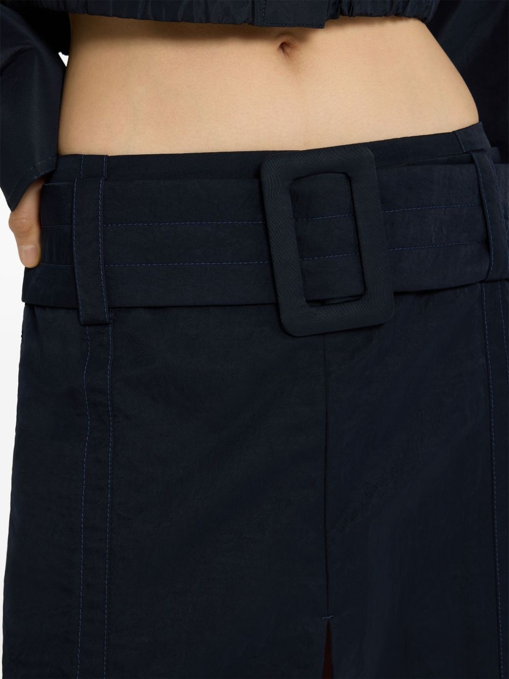 belted midi skirt - 4