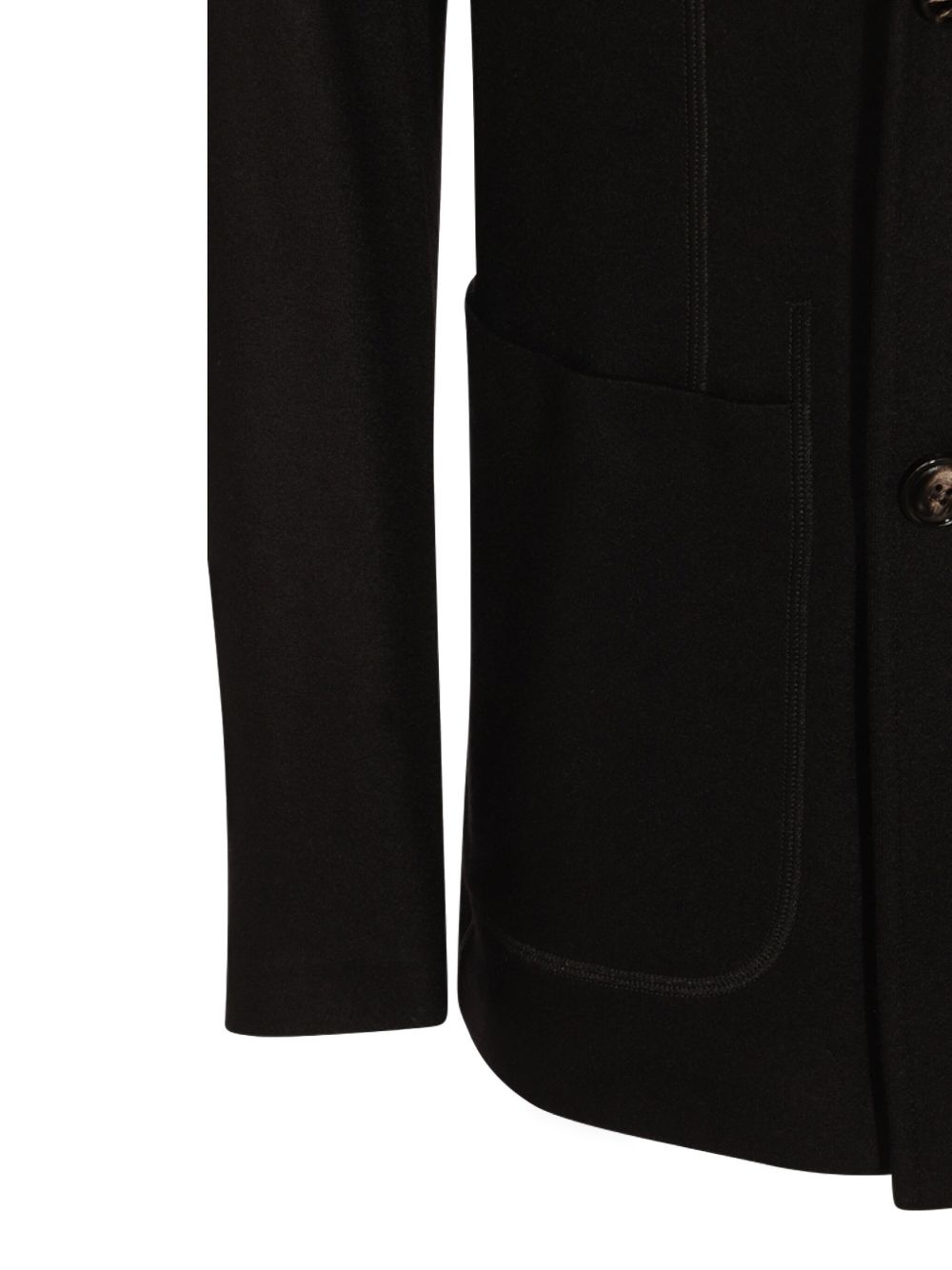 double-breasted patch-pocket jacket - 4