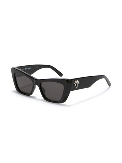 Palm Angels Hermosa square-frame sunglasses outlook
