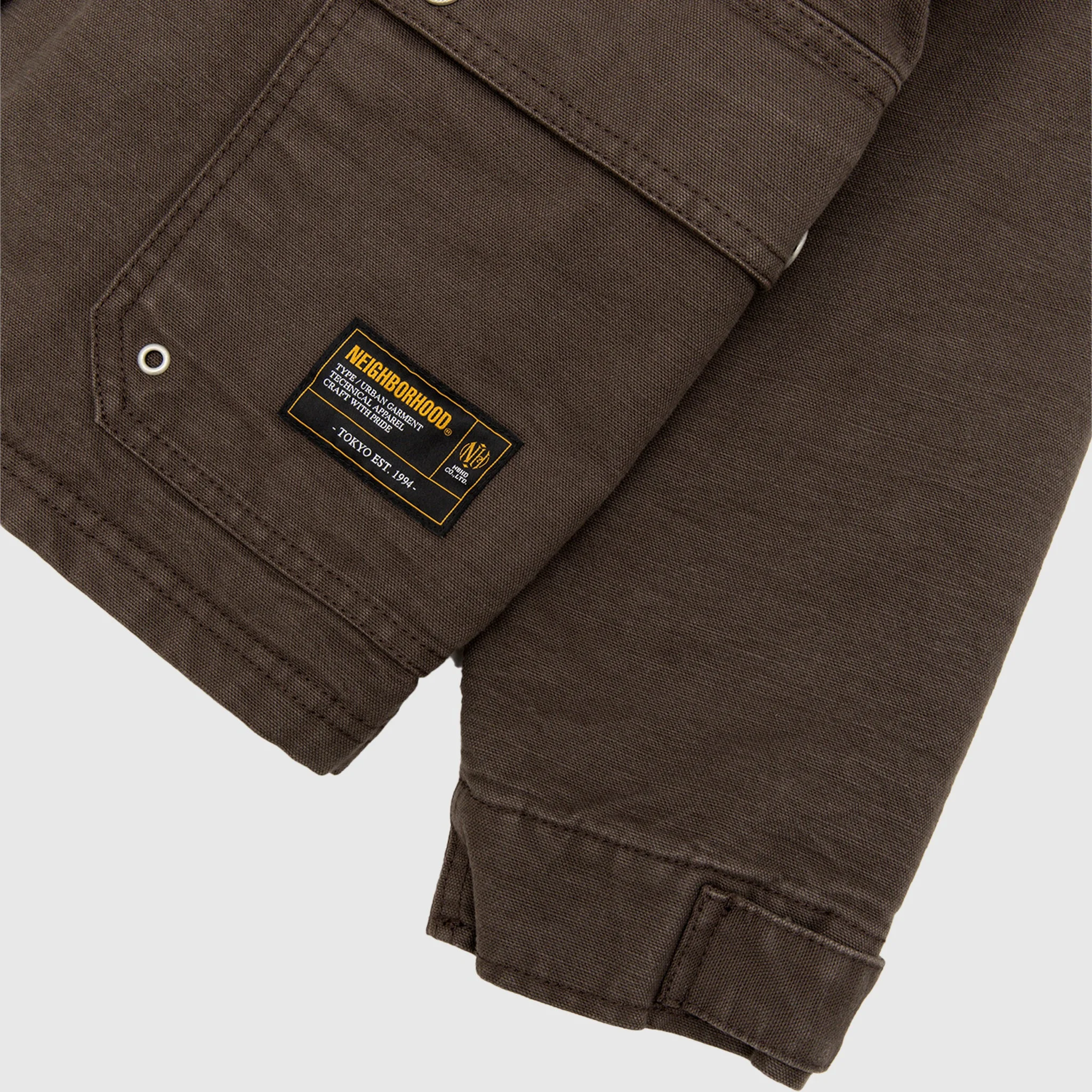 NEIGHBORHOOD FIREMAN JACKET - 252AQNH-JKM02-BRWN | REVERSIBLE
