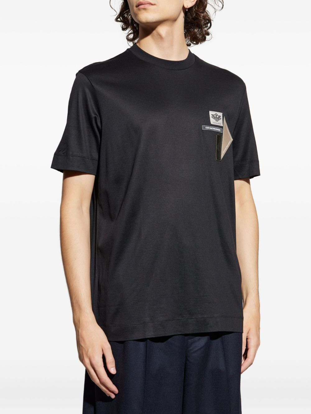 logo-patch T-shirt - 3