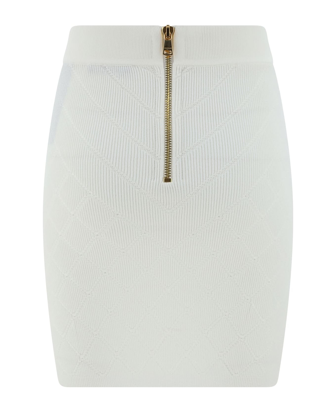 6-button Knit Skirt - 2