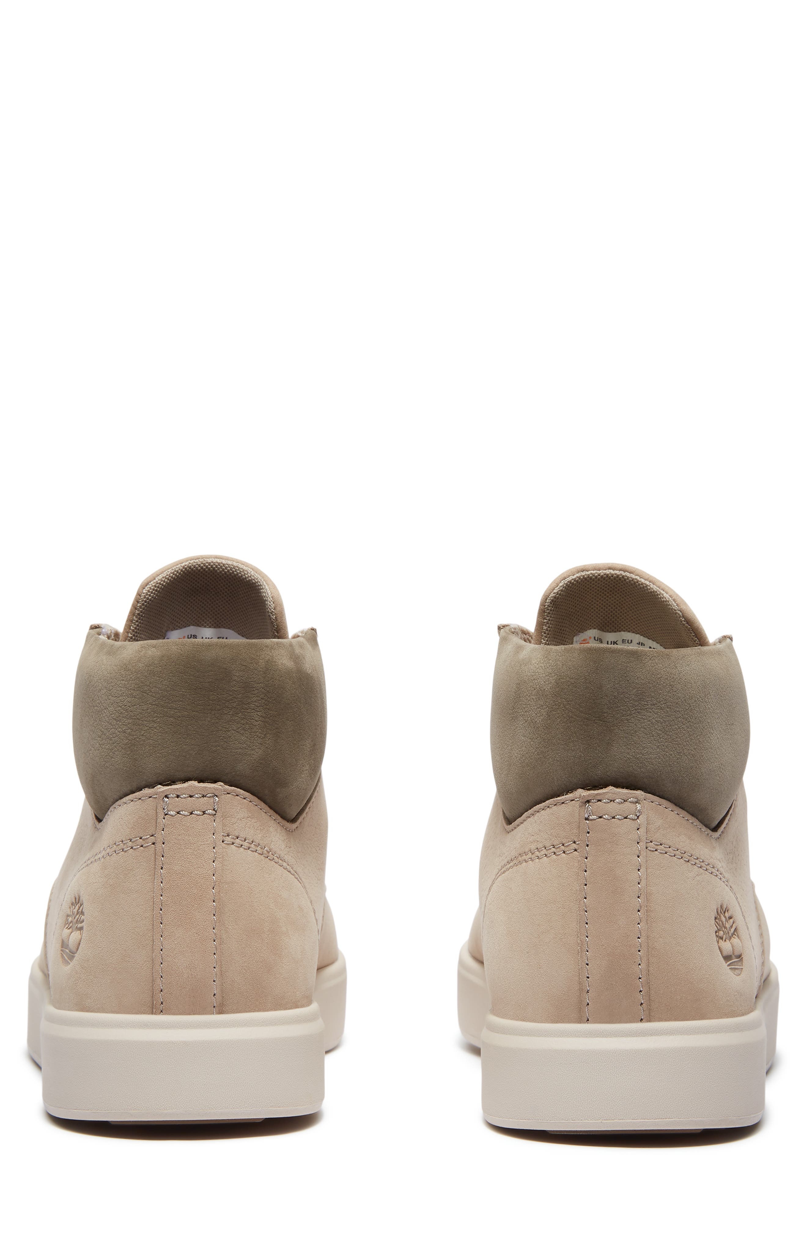 Timberland Emerson Mid Sneaker in Light Taupe Nubuck at Nordstrom - 2
