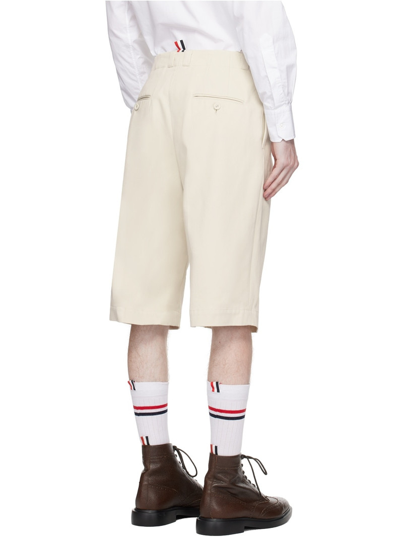 Off-White Single Pleat Shorts 3