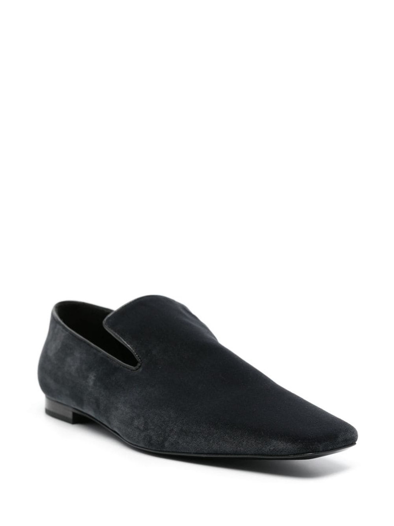 Totême The Venetian velvet loafers outlook