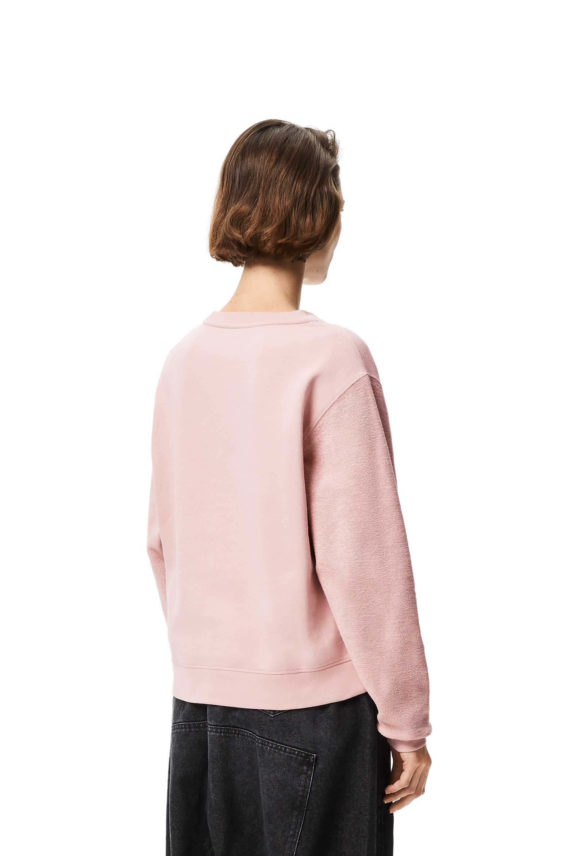 LOEWE anagram embroidered sweatshirt in cotton - 4