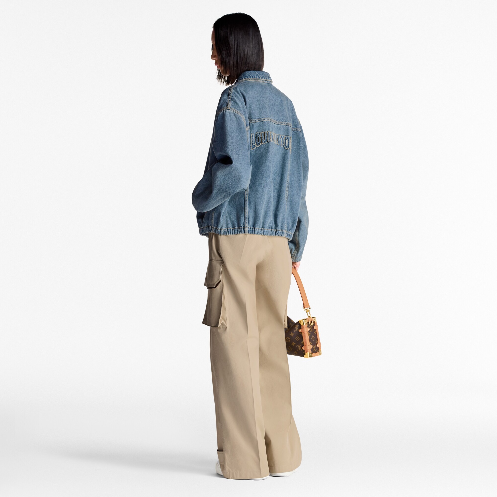 Denim Bomber Jacket - 3