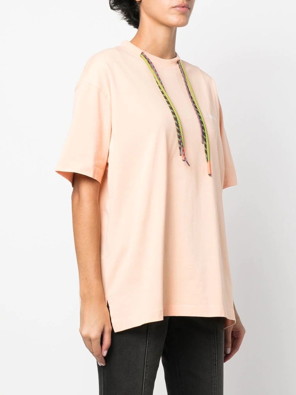 multi-cord logo-print T-shirt - 3