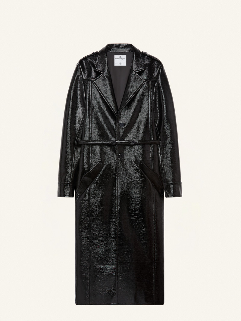 HERITAGE VINYL TRENCH COAT 1