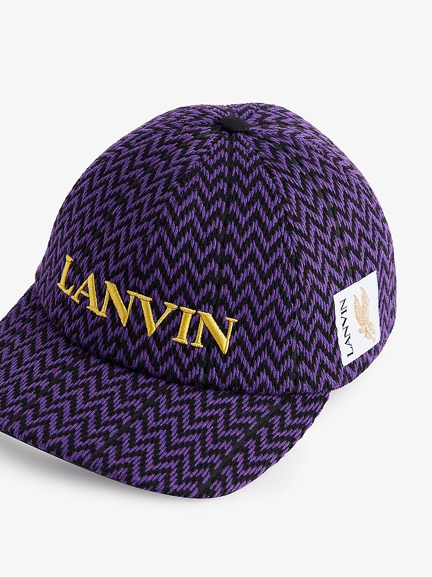 LANVIN x Future Curb branded cotton-blend cap - 2