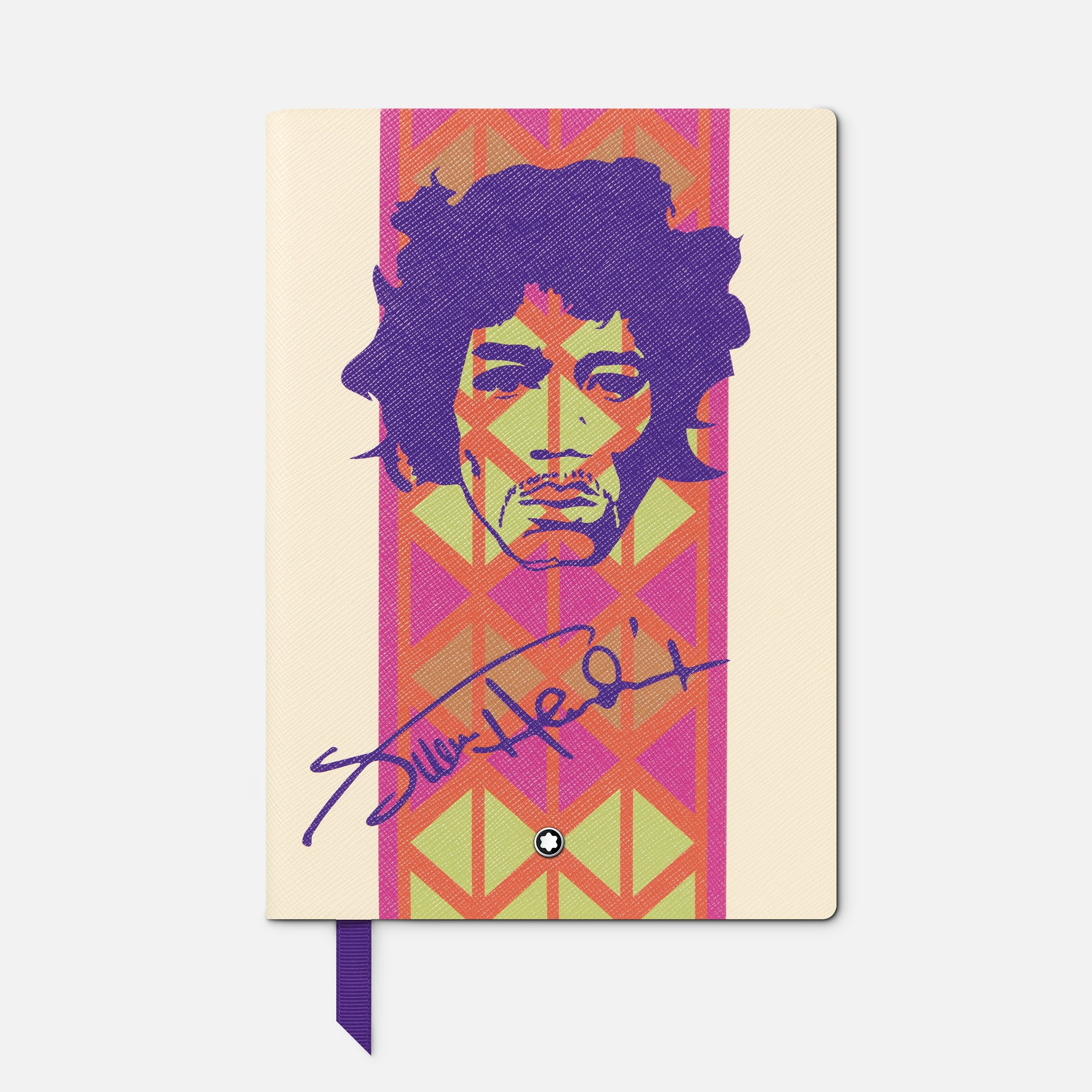 Notebook #146 small, Great Characters Jimi Hendrix, white lined - 1
