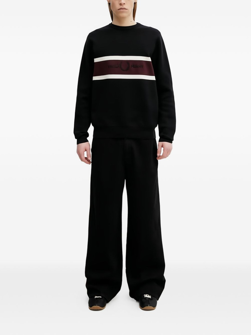 Fred Perry embroidered sweatshirt outlook