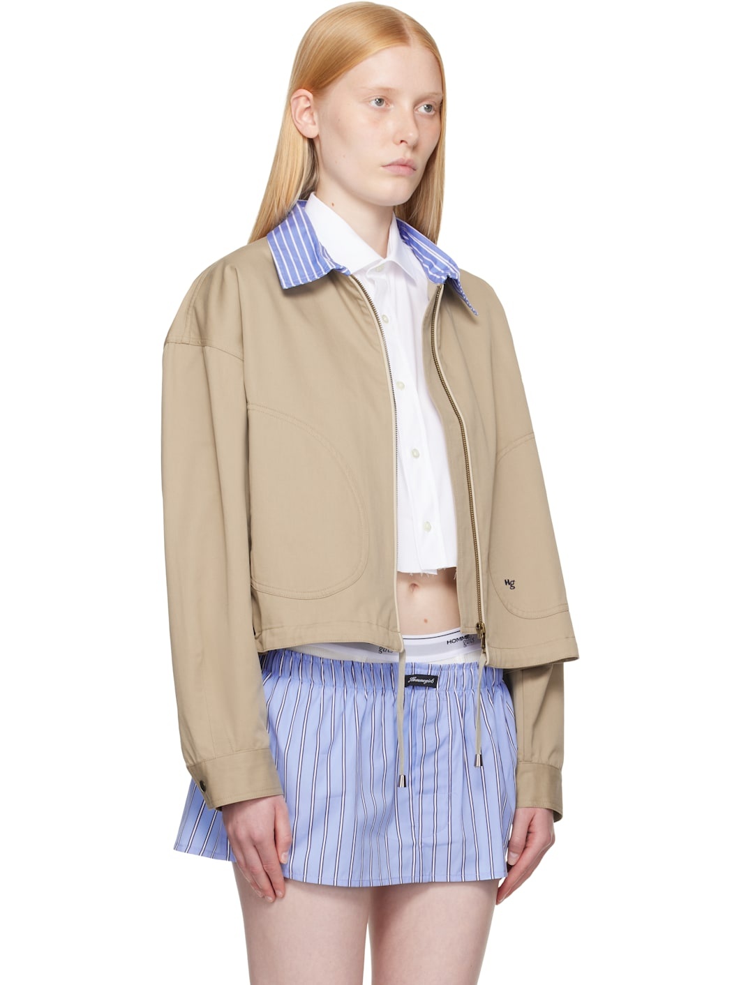 Khaki Parachute Bomber Jacket - 2