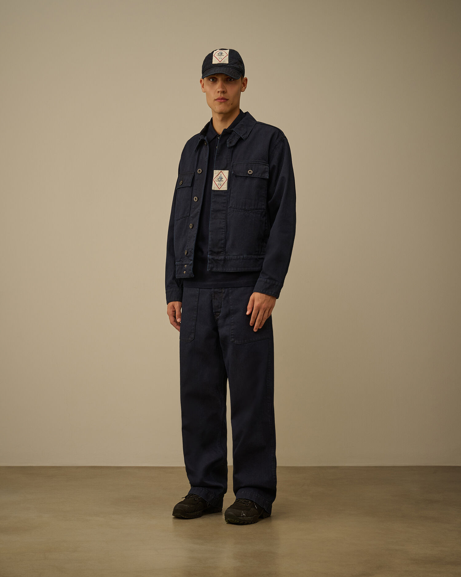 3/4 Plated Denim Short Jacket - 2