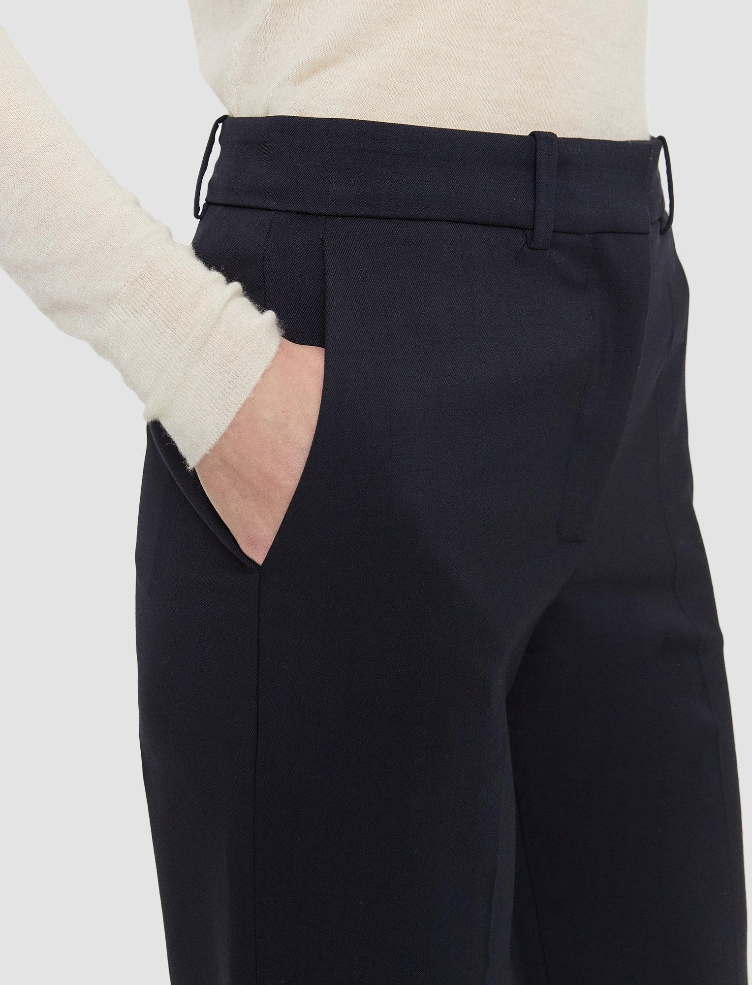 Tailoring Wool Stretch Morissey Trousers - 4