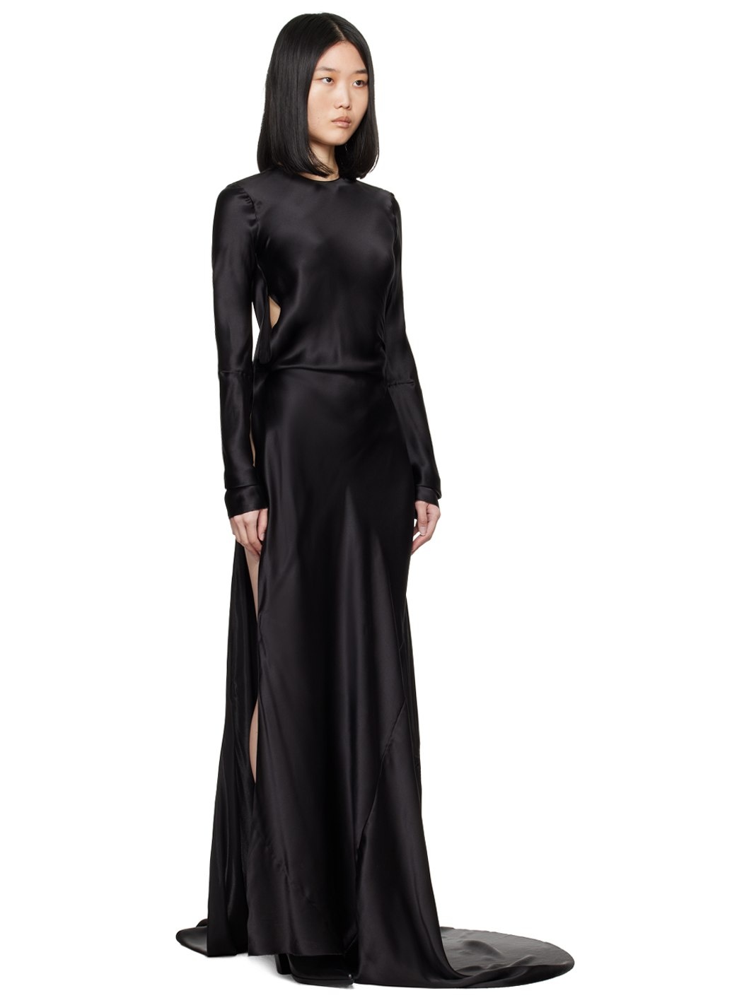 Black Demy X-Long Maxi Dress - 2