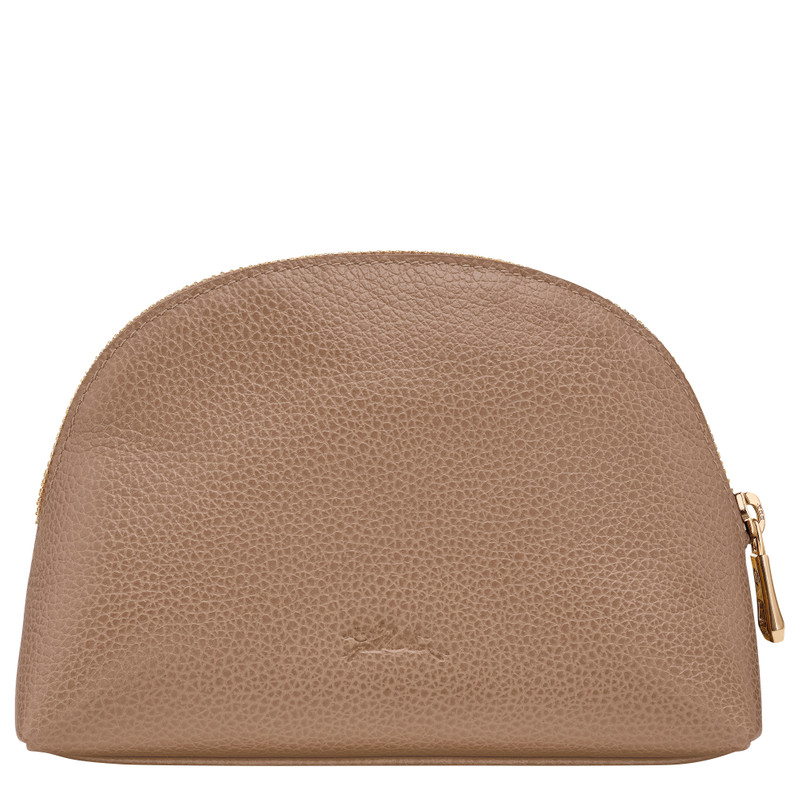 Longchamp Le Foulonné Pouch Biscuit - Leather outlook