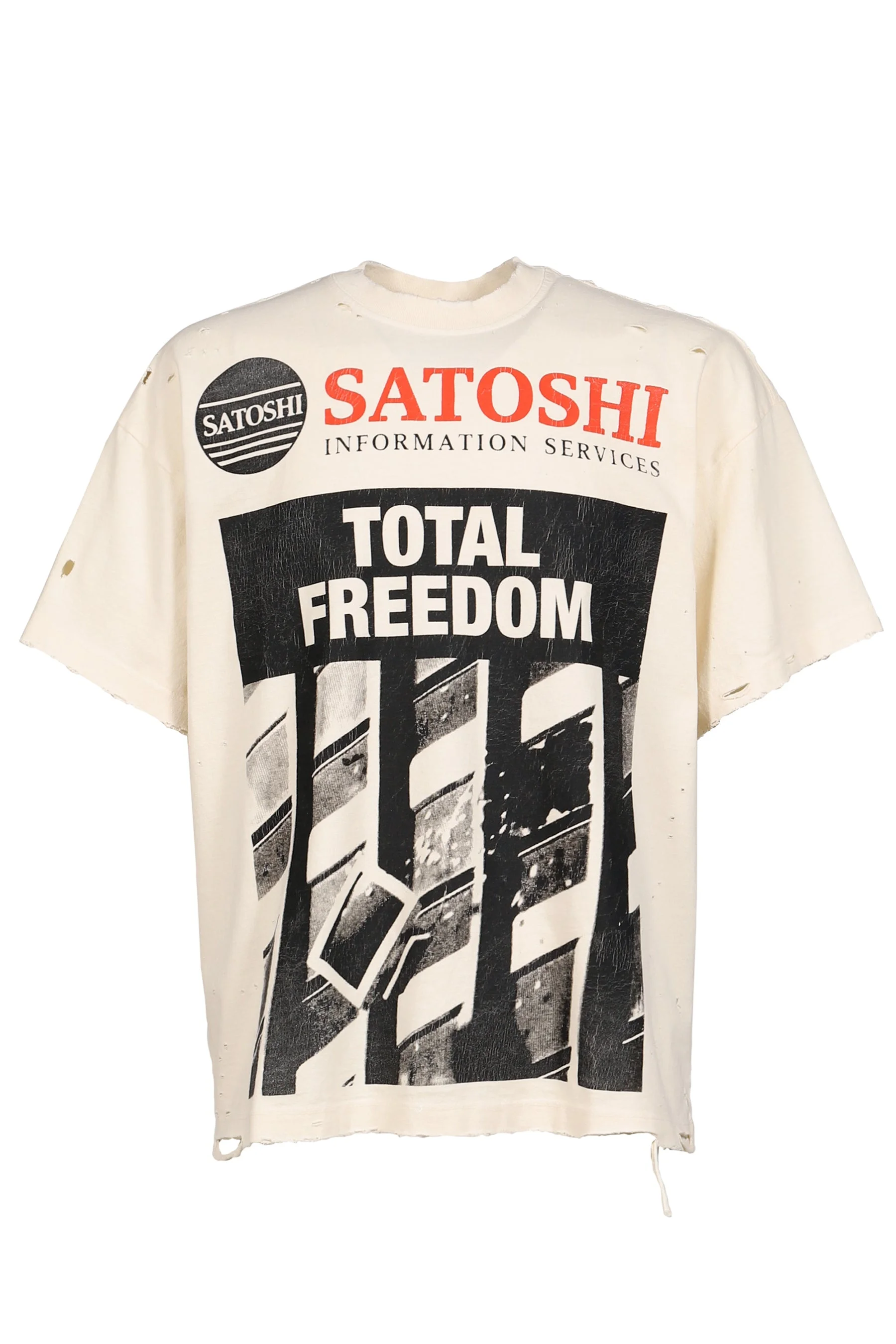 TOTAL FREEDOM TEE / WHT - 1