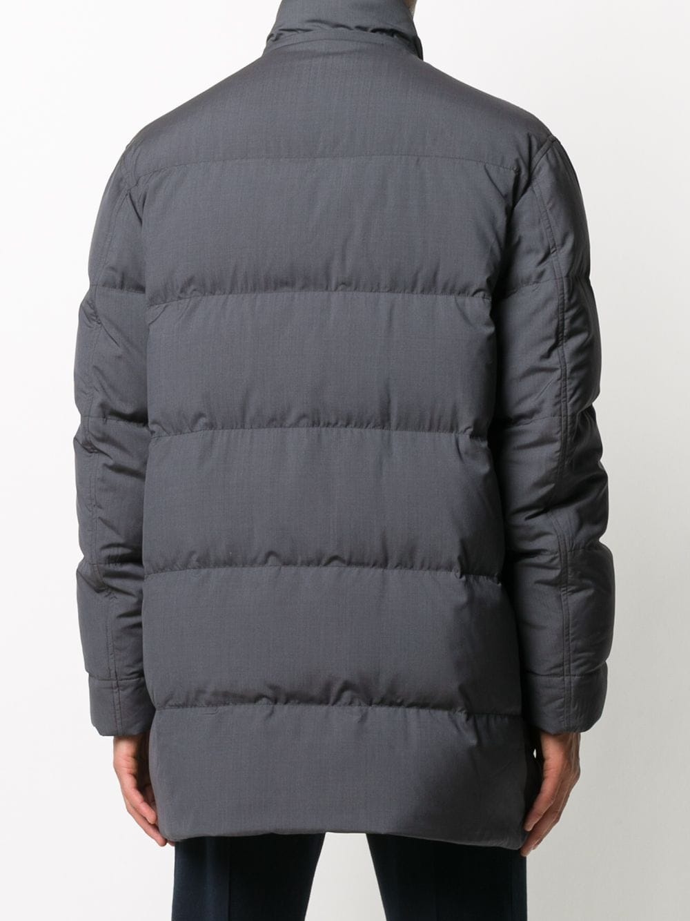 quilted down coat - 4